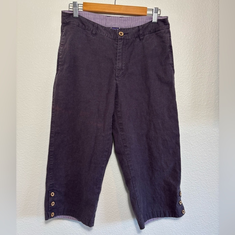 Patagonia Hemp Organic Cotton Blend Capri Pants Size 8 | casual | gorpcore